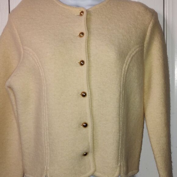 Tally-Ho 100% wool vintage jacket blazer 70s 80s Sz 10 - Picture 3 of 5